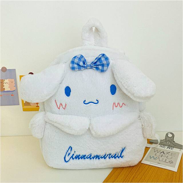 (Style C) Stylish New Soft Plush Student Backpack With Cute Cartoon Kuromi Versatile