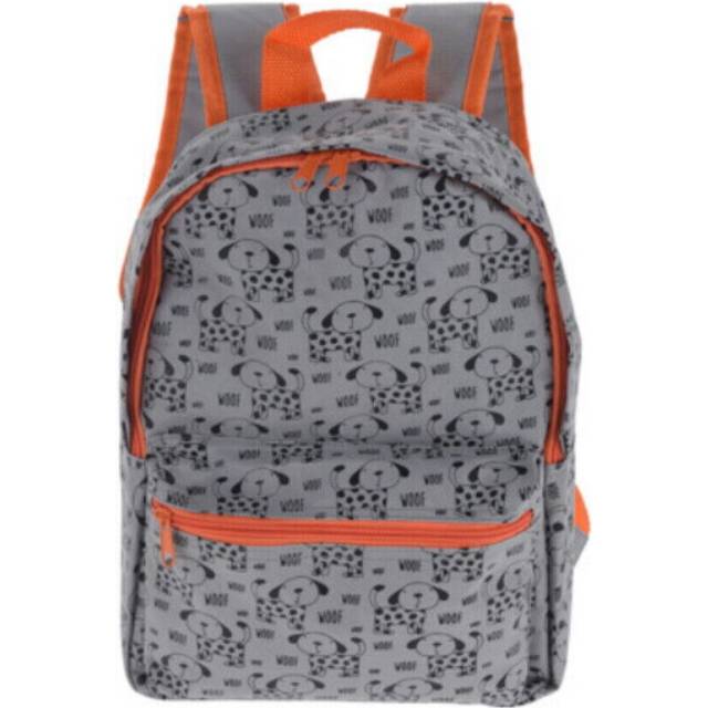 (Dog Woof (Grey)) Kids Backpack Boys Girls School Bag Animal 3D Cartoon Junior Toddlers School Bag