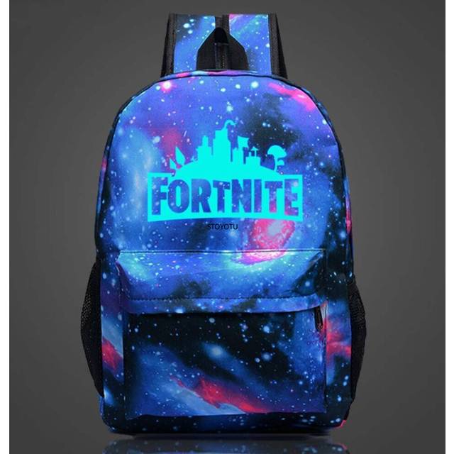 (Galactic) Luminous Fortnite Backpack | Glow In The Dark School Bag Backpack For Teenager