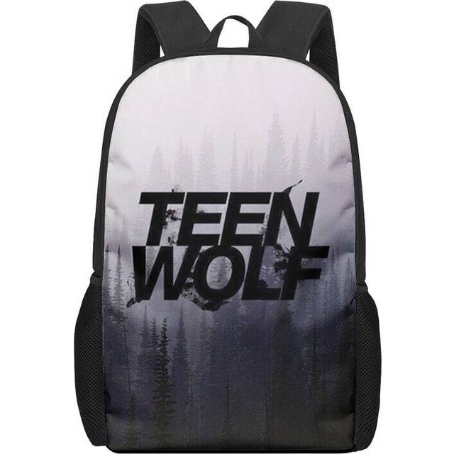 (ZZZ162C (6)) Teen Wolf 3D Print School Backpack for Boys Girls Teenager Kids Book Bag