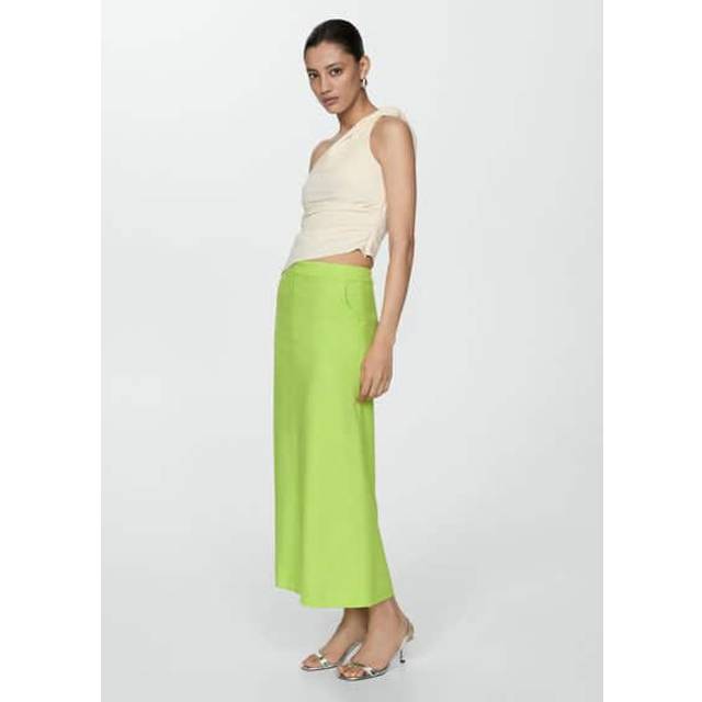 Mango Ramio A-Line Skirt