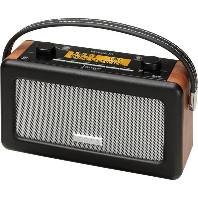 ROBERTS Vintage Portable DAB Radio - Black, Black