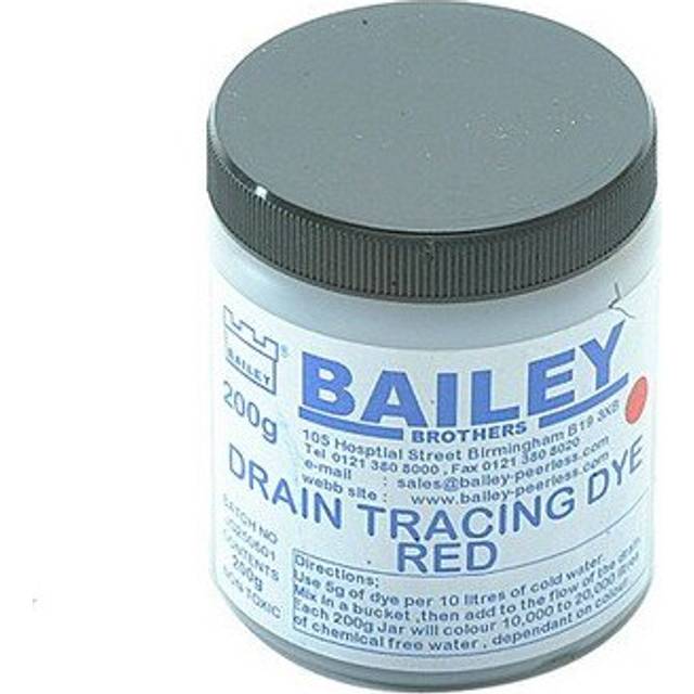 Bailey Drain Tracing Dye Red 200g