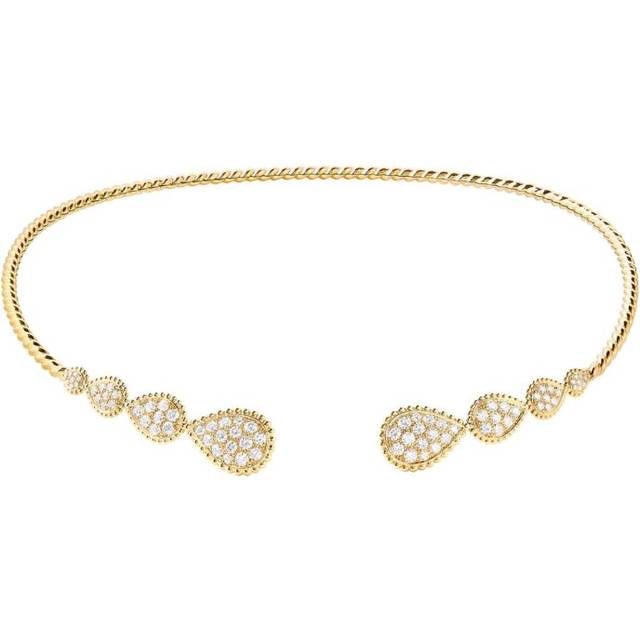 Boucheron Womens Yellow Gold Serpent Boh&#232;me 18ct Yellow-gold and 2.19ct Diamond Choker Necklace 1 Size - YELLOW GOLD