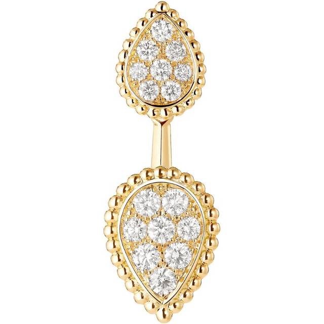 Boucheron Yellow Gold and Diamond Serpent Bohème Single Earring - One size