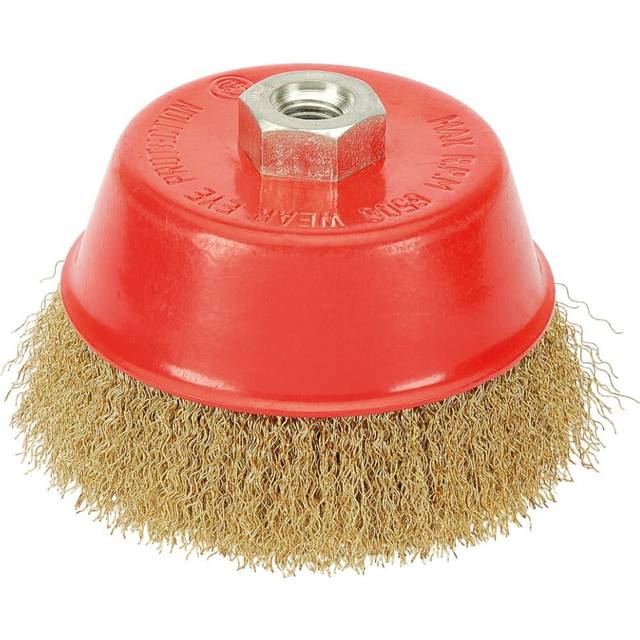Draper Brassed Steel Wire Cup Brush 125mm M14 Thread