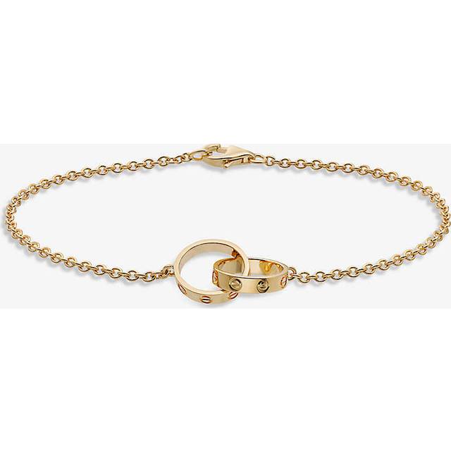 Cartier Womens Yellow Love 18ct Yellow-gold Bracelet 18cm - YELLOW