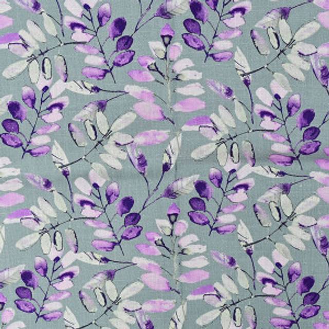 Lin/Viskos Jersey Tyg 1103 Blommor - 50cm