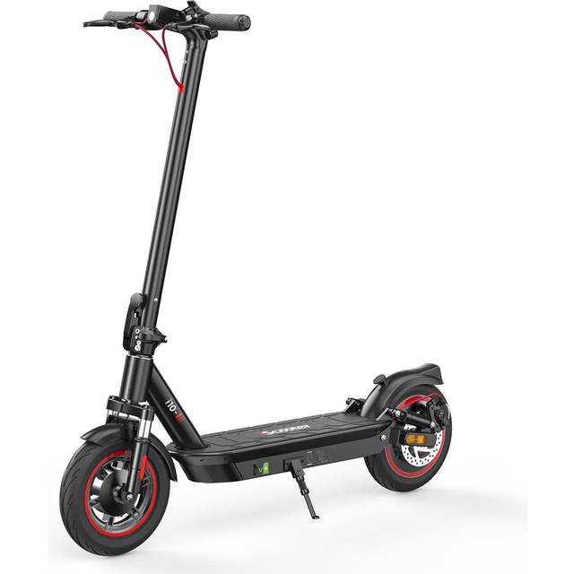 iScooter Electric Scooter i10 650W 15AH 40-45KM Räckvidd 10 Inch Pneumatic Road Tire Foldable APP Control