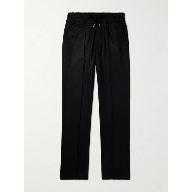 TOM FORD - Straight-Leg Pleated Cashmere Sweatpants - Men - Black - IT 48