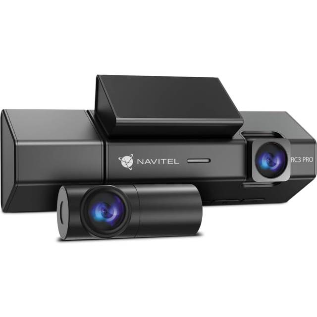Navitel Rc3 Pro Dash Cam 3 Channel (front, Rear & Interior) With Wi-fi And Gps Antenna, Black