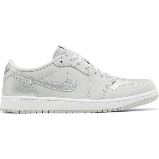 Nike Air Jordan 1 Low OG Neutral Grey White Metallic Silver Price