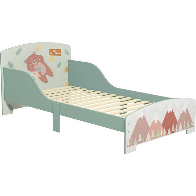 ZONEKIZ Toddler Bed Frame - Kids Bedroom Furniture for Ages 3-6 Years - Green | TJ Hughes Pink