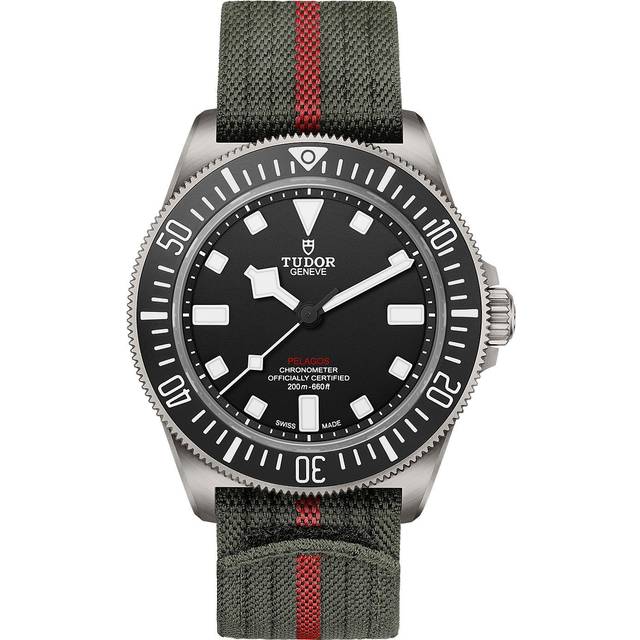 Tudor Unisex Black M25717n-0001 Pelagos Fxd Titanium and Woven Automatic Diver&#39;s Watch 1 Size - BLACK