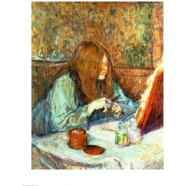 Madame Poupoule at Her Toilet 1898 Poster Print by Henri De Toulouse-Lautrec - 18 x 24 in.