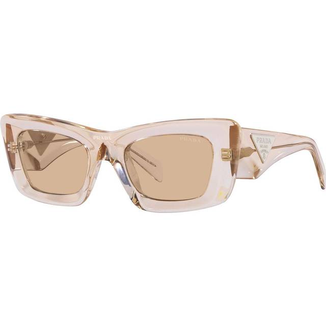 Prada PR 13ZS 19M4I2, BUTTERFLY Sunglasses, FEMALE, available with prescription - Beige