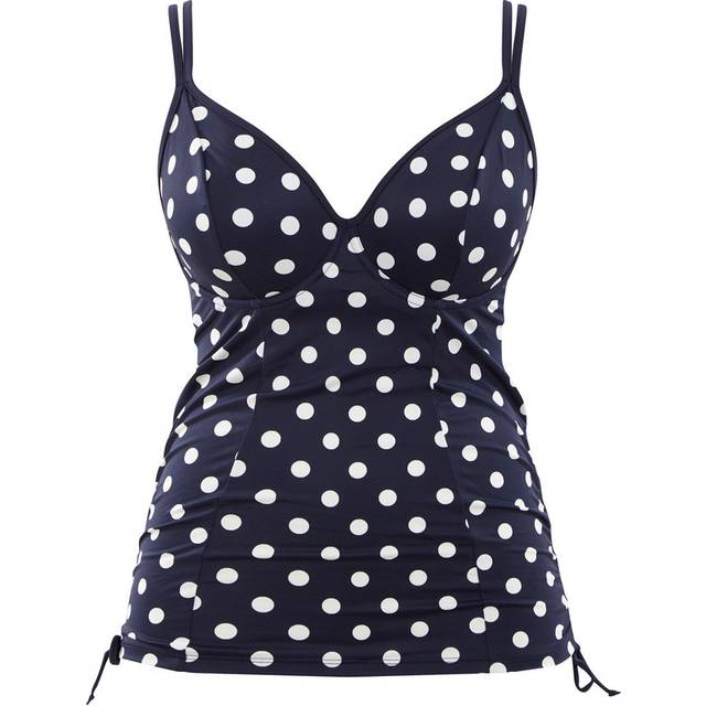 Panache anya riva spot tankini top sw1451 underwired balconette womens swimwear