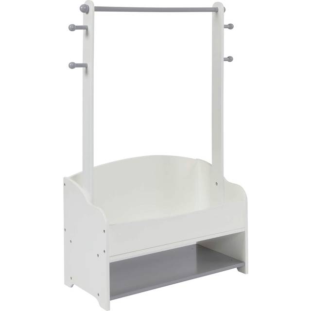 Hanging Rail with Extra Storage - Grey (55cm L)