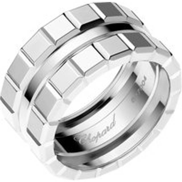 Chopard Ice Cube 18ct White Gold Wide Ring - 54