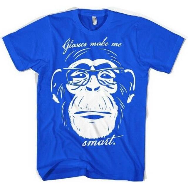 Hybris glasses makes me smart t-shirt blue