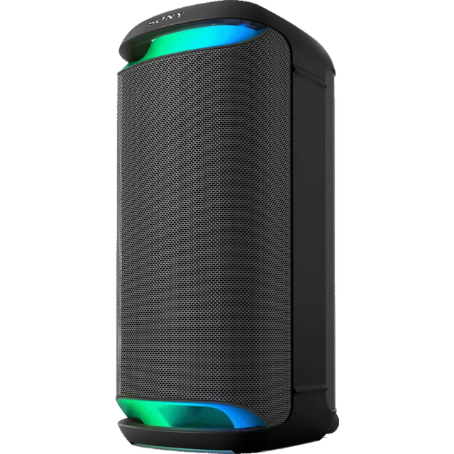 Sony SRS-XV800 - Trådlös festhögtalare med kraftfullt 360 ° ljud och MEGA BASS - 25 timmars batteritid, bärbar, för inomhus- och utomhusbruk, belysning, karaoke - svart