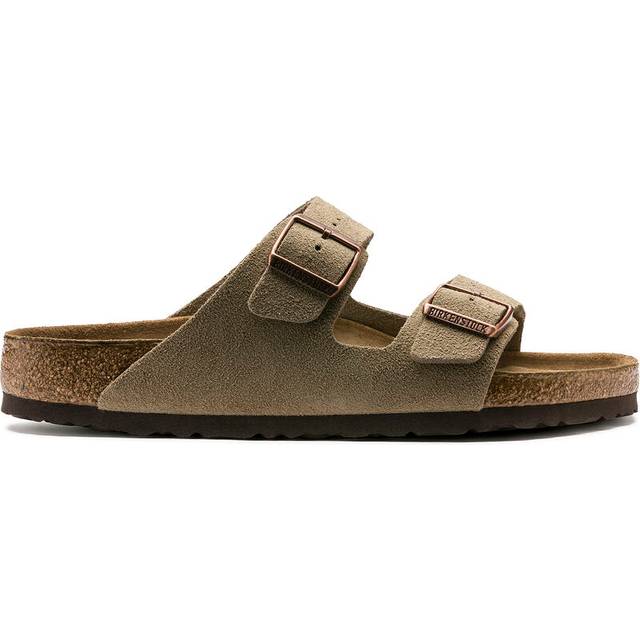 Birkenstock Arizona Soft Footbed Suede Leather - Taupe