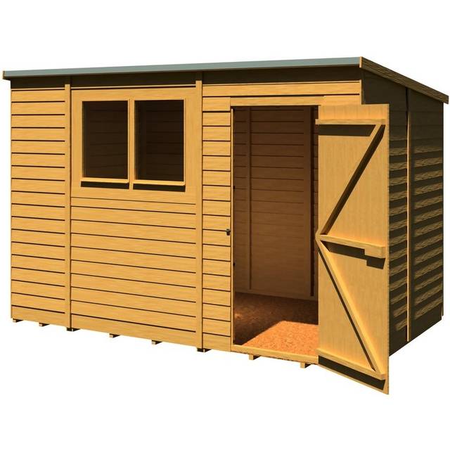 10 x 6 Shire Overlap Pent Shed