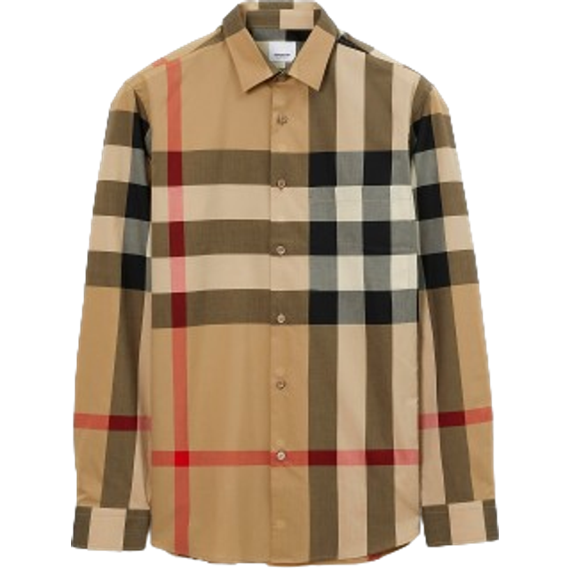 Burberry 'Check' Shirt - Beige - L