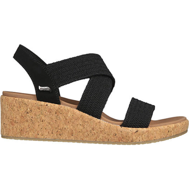 Skechers Dam Arch Fit Beverlee Love Stays Sandal, Svart, 40 EU