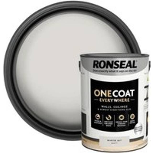 Ronseal One Coat Everywhere Winter Sky Matt Interior Paint 5L - Yellow