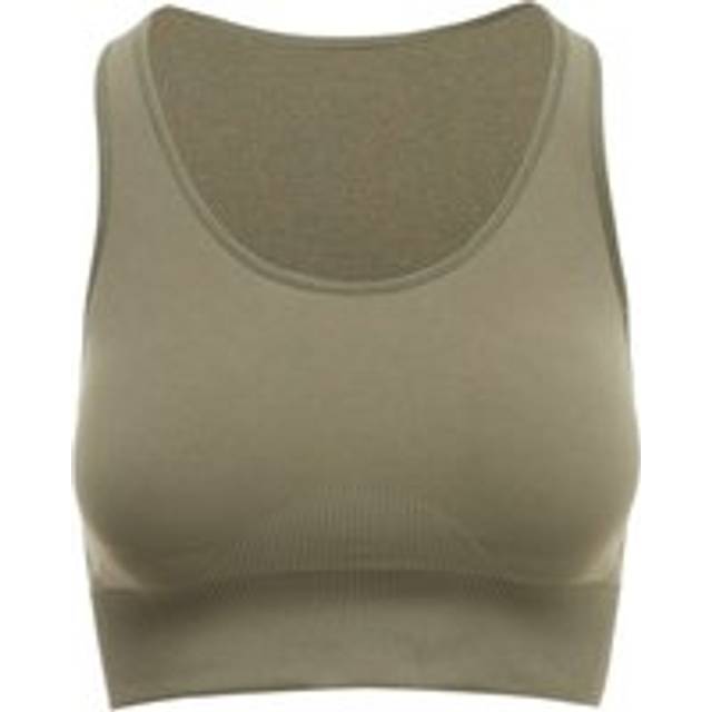 Women's Seamless Sports Bra, Green - M