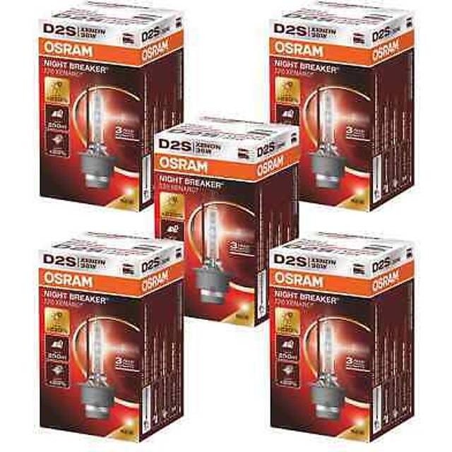 OSRAM XENARC NIGHT BREAKER 220, D2S, 220% mer ljusstyrka, xenonstrålkastarlampa, 66240XN2, Folding Box (1 lampa)