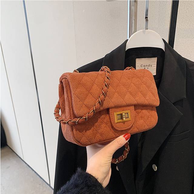 (Brown) One Shoulder Crossbody Bag Women Fashion Simple Retro Casual Commuter Versatile