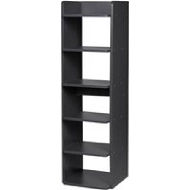 6-Tier Narrow Tall Shoes Rack for Entryway - Black - One Size