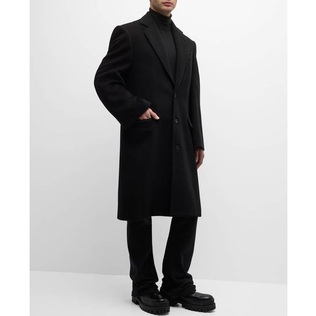 Balenciaga Skater Tailored Coat - Black - Unisex - - Virgin Wool