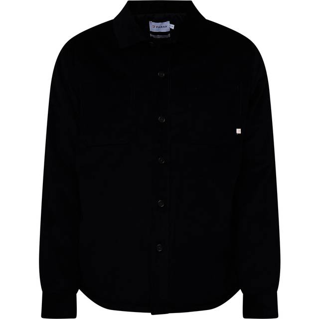 Hunter Quilted Corduroy Overshirt In True Navy