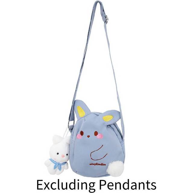 (Blue) Cross Body Shoulder Bag Mobile Phone Bag Cartoon Rabbit Casual Womens Style