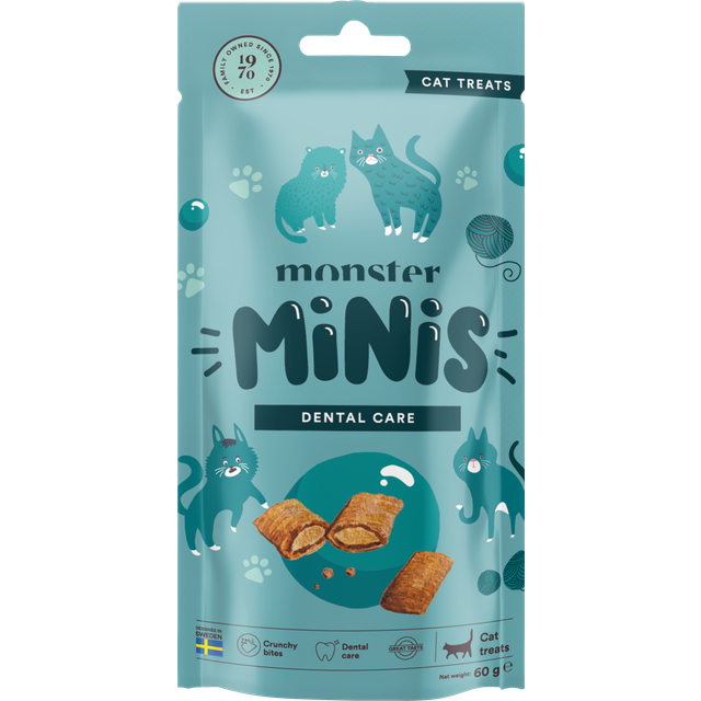 Monster Pet Food Minis treats Dental Care 60 g