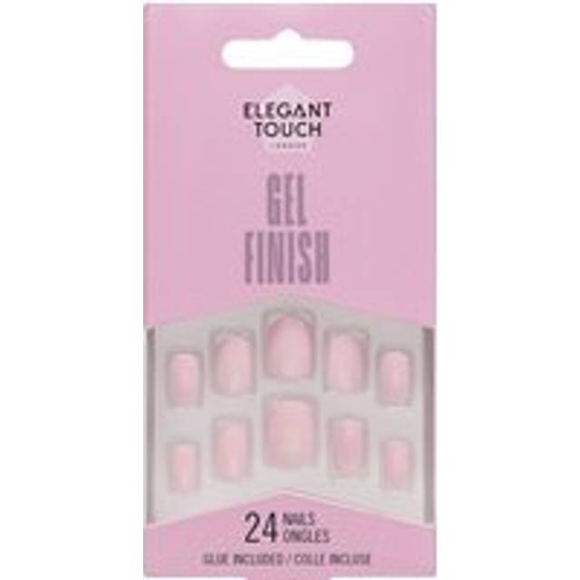 Elegant Touch False Nails Gel Finish - Cotton Candy