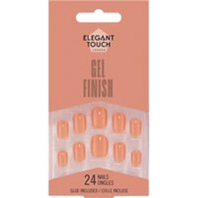 Elegant Touch False Nails Gel Finish - Apricot Crush