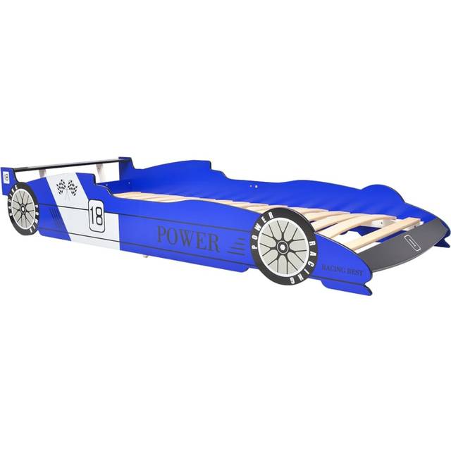 VidaXl Barnsäng Racerbil Power 90X200 Cm Röd