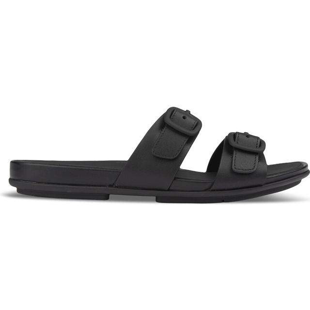 Fitflop Womens Gracie Mule Ladies Summer - Black Leather - Size UK 4