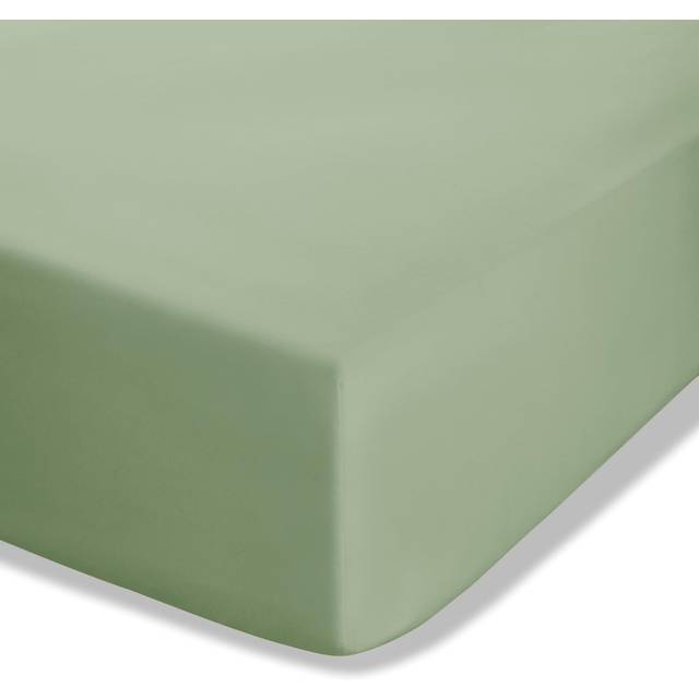 Catherine Lansfield Easy Iron Percale Extra Deep Bed Linen Fitted Sheet Sage - Green
