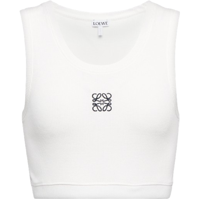 New sale Loewe White Tank Top