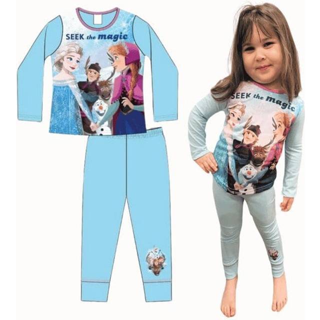 Disney Frozen Girls Pyjamas Elsa Anna Olaf Nightwear Pyjama Set Age 4/5 years 38338