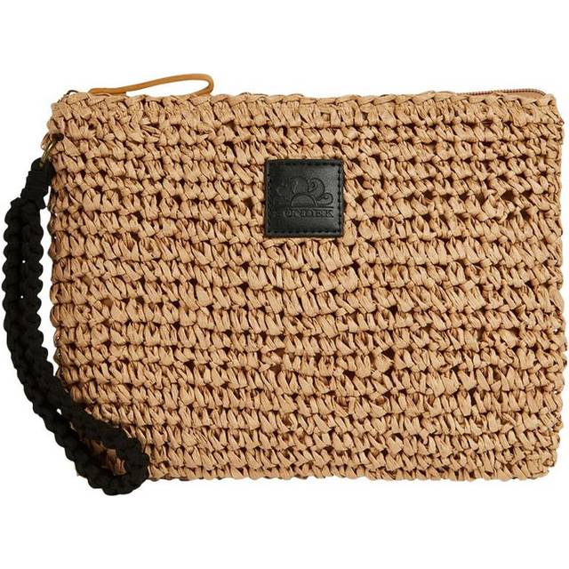 Mini bag in paper straw beige u - BEIGE (U)