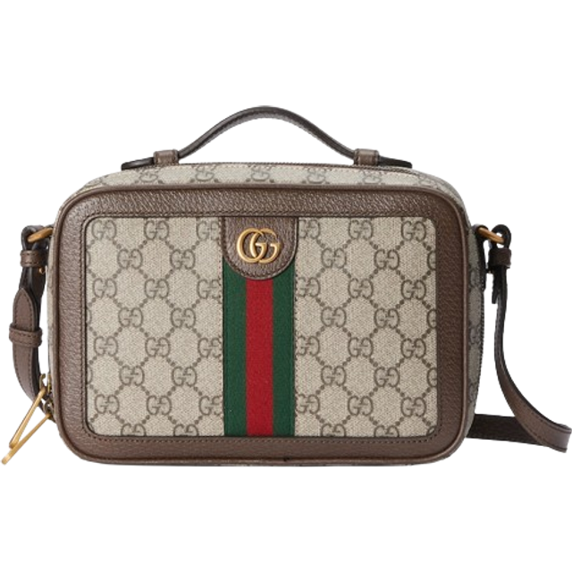 Gucci Ophidia Small canvas shoulder bag - beige (One Size)