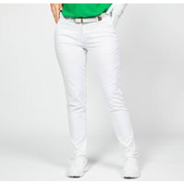 Women’s Golf Cotton Chino Trousers. Mw500 Icy White - Ultra White