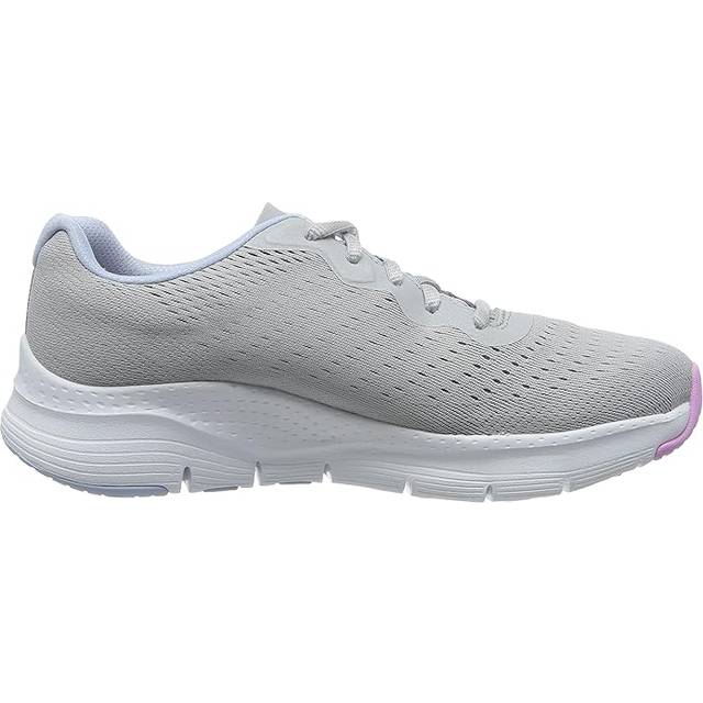 (UK 4.5, Grey) Skechers Womens 2023 Arch Fit Infinity Cool Vegan Memory Foam Trainers