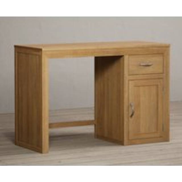 Tilt Solid Oak Computer Desk